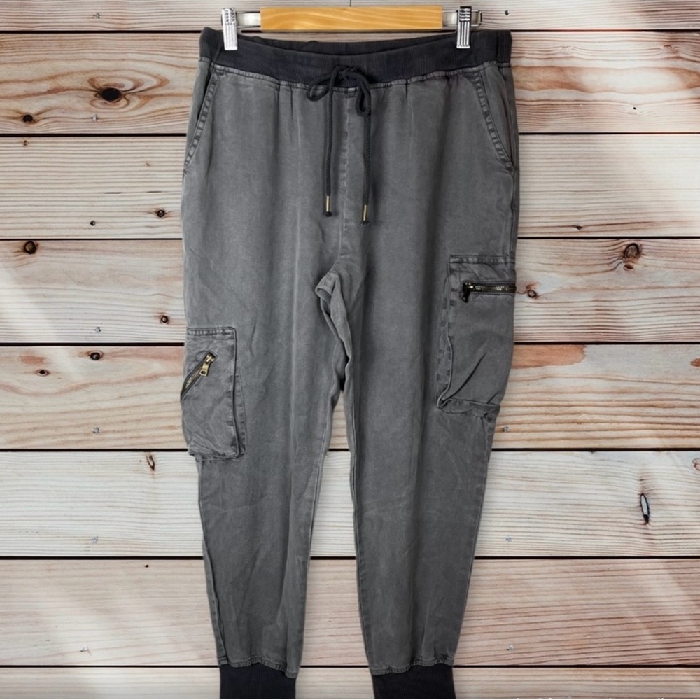 Young Fabulous & broke Women's Gray Cargo utilix Jogger Pants - Picture 2 of 7